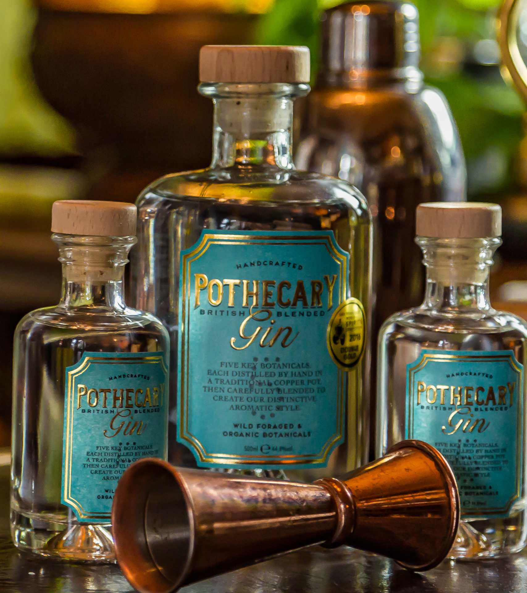 Pothecary Gin 'Original' organic, British Blended Gin Pothecary Gin